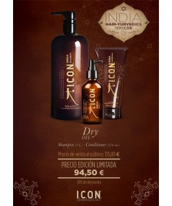 PACK INDIA DRY OIL CHAMPÚ LITRO+ ACONDICIONADOR 250